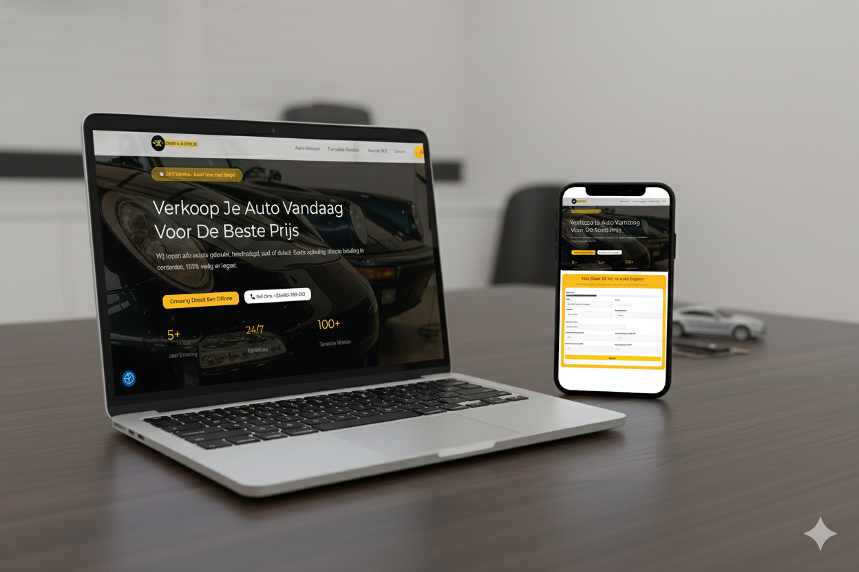 Zrzut ekranu projektu Cash4Auto.be